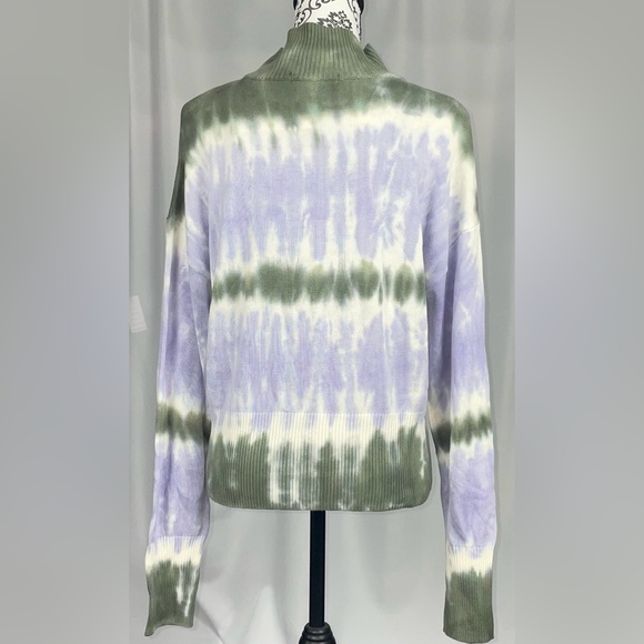 Sanctuary Tye Dye Sweater Size Medium New Olive and Purple - Picture 3 of 5